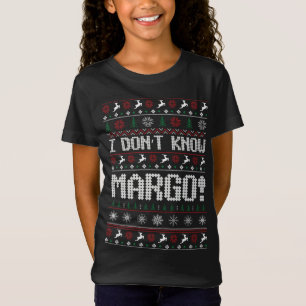 No conozco a Margo Ugly Sweater Navidades gracioso