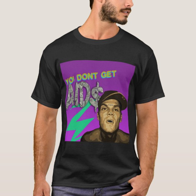 NO CONSIGA LA CAMISA DEL NEGRO DEL SIDA (Anverso)
