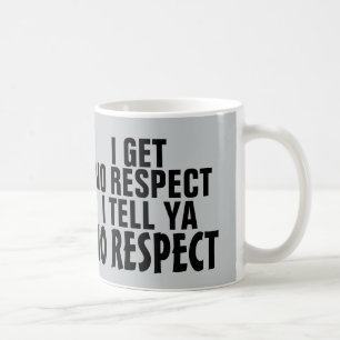 No consigo ningún respecto, taza de café