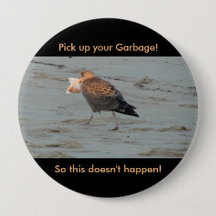 No contamine en el botón de las playas