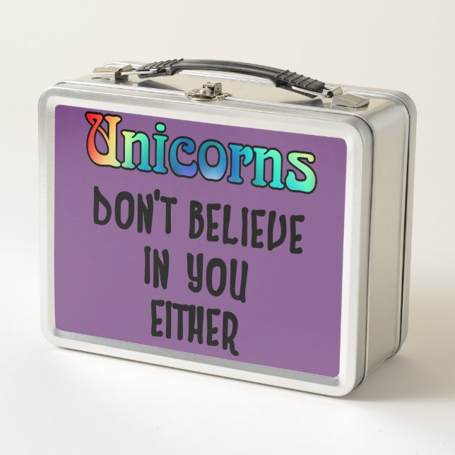 No crean en Unicornios (Anverso)