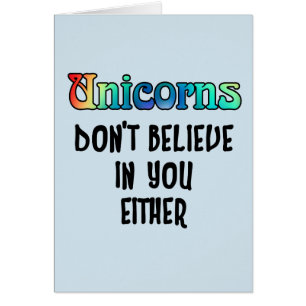 No crean en Unicornios