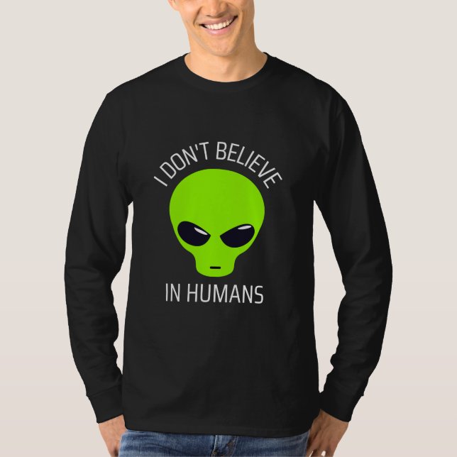 No creo en la camiseta humana (Anverso)