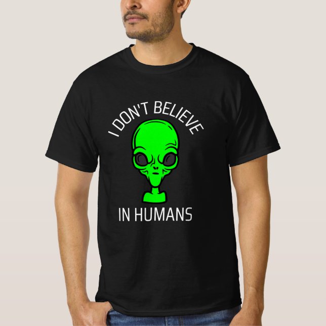 No creo en la camiseta humana (Anverso)