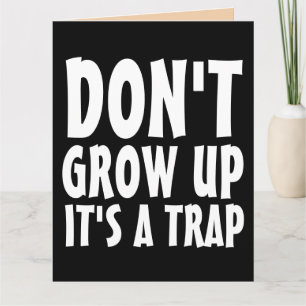 NO CREZCA GRANDES TARJETAS DE CUMPLEAÑOS
