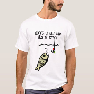 No crezca la camiseta de manga corta