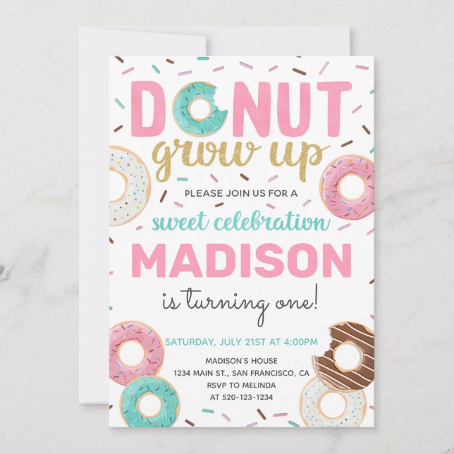No crezcan invitaciones de cumpleaños (Anverso)