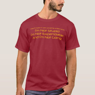 No cuido si estoy llevando una camisa roja
