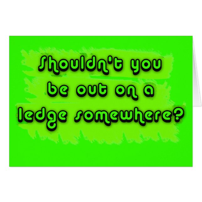 ¿No debe usted estar hacia fuera en una repisa en (Anverso (Horizontal))