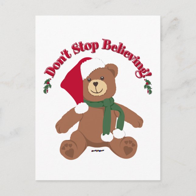 ¡No dejes de creer! Oso de Navidad (Anverso)