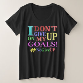 "NO DEJES DE DAR OBJETIVOS". Diseño. ¡Hazte con un