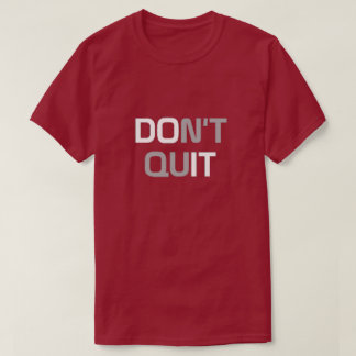 No dejes la camiseta