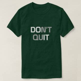 No dejes la camiseta