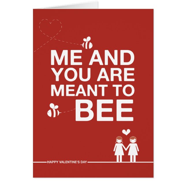 No derecho tarjeta de la abeja del diseño (Frente)