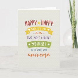 No derecho tarjeta feliz del día de madre del