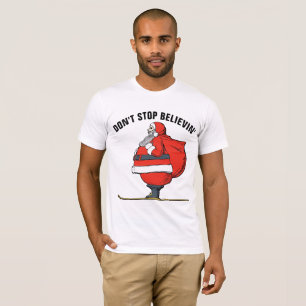 NO DETENGAN LAS camisetas de Santa Claus de BELIEV
