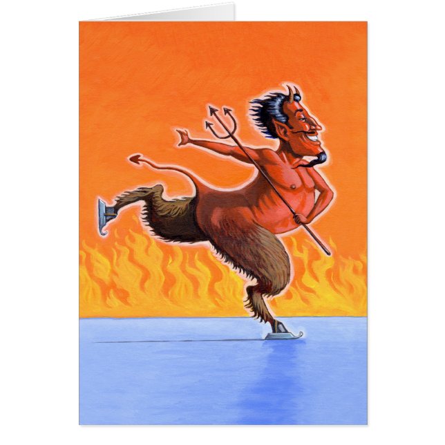 No digas de este agua no beberé tarjeta (Frente)