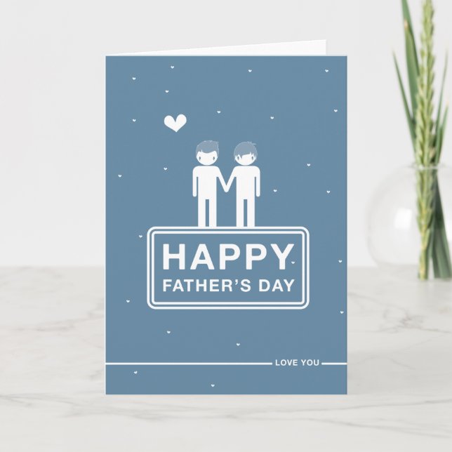 No diseño directo de la tarjeta 'Día del Padre' (Anverso)