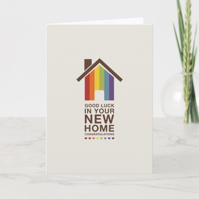 No diseño directo de la tarjeta 'Un nuevo hogar' (Anverso)