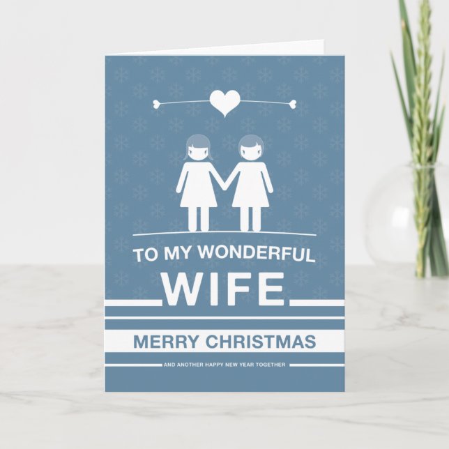 No diseño directo Tarjeta navideña de Feliz (Anverso)