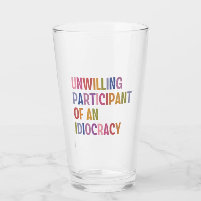 No dispuesto a participar de una idiocracia contra (Anverso)