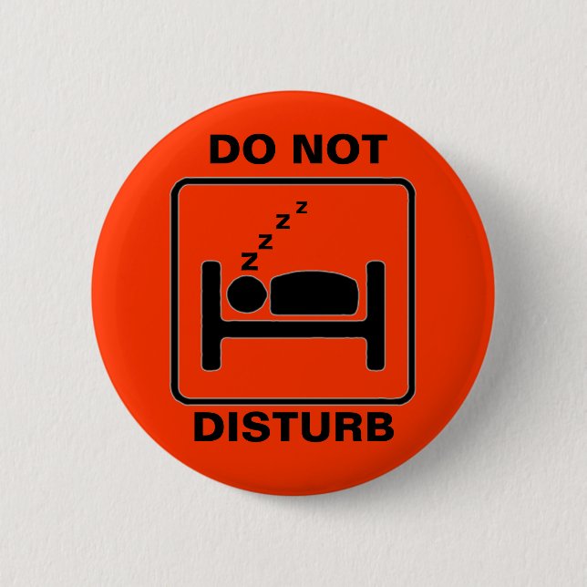 NO DISTURBAR | BOTÓN (Anverso)