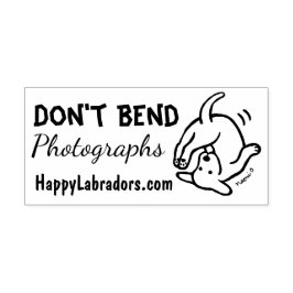 No doblen el sello de caucho de Labrador