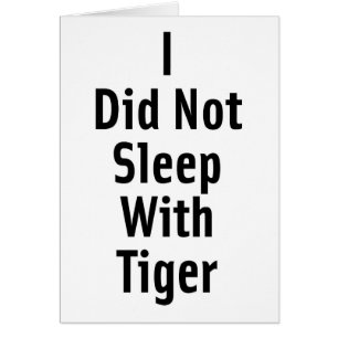 No dormí con el tigre