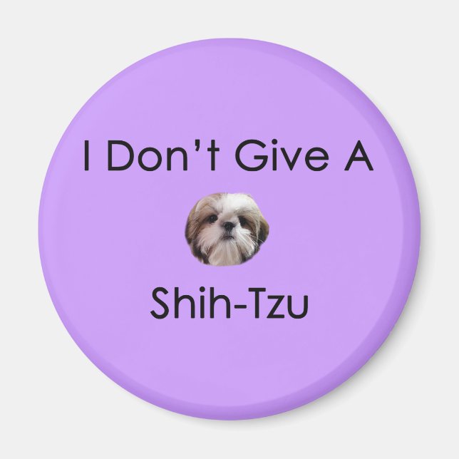 No doy un imán shih Tzu (Frente)