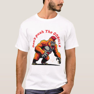 No Empuje La Camiseta De Gorila
