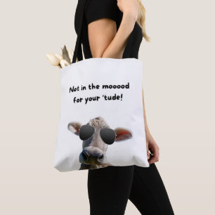 No en la bolsa de té de la vaca moral