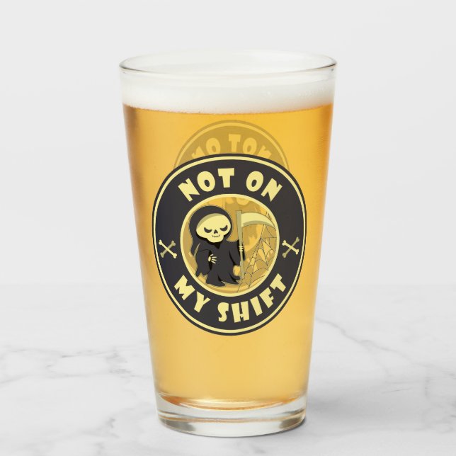 No en mi cita de Halloween de Grim Reaper (Anverso (lleno))