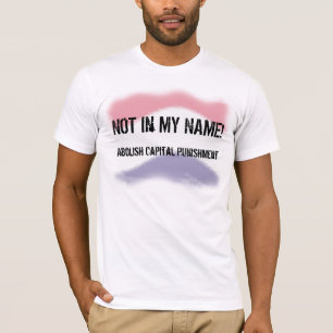 No en mi nombre ninguna camiseta del castigo de