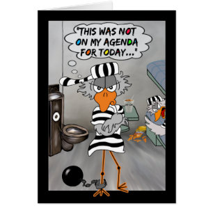 No en mi orden del día: Tarjeta del Jailbird