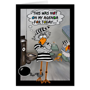 No en mi orden del día: Tarjeta del Jailbird