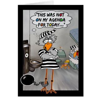 No en mi orden del día: Tarjeta del Jailbird