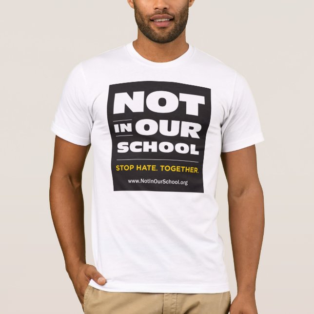 No en nuestra camiseta básica de la escuela (Anverso)