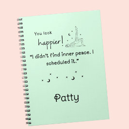 No encontré un cuaderno de fotos espiral de paz in