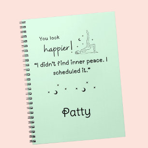 No encontré un cuaderno de fotos espiral de paz in
