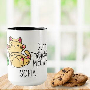 No enfatizar la taza MEOW-T