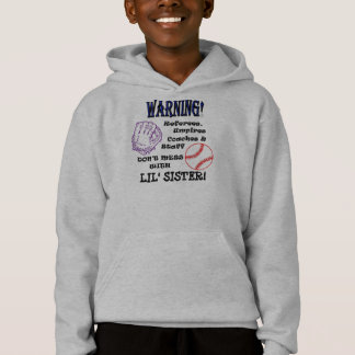 No ensucie con sudadera con capucha de la hermana