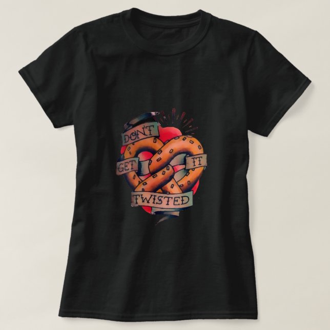 No entiendas la camiseta torcida (Diseño del anverso)