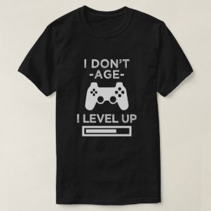 No envejezco, camisa divertida ascendente llana