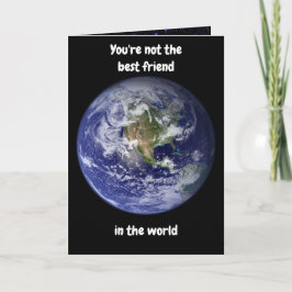 No eres el mejor. Tarjeta