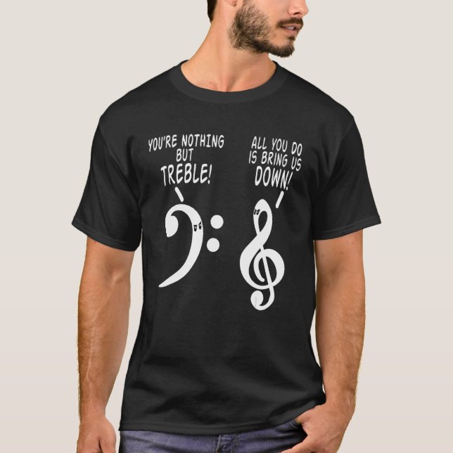 No Eres Más Que Una Camiseta Musical Divertida 1 (Anverso)