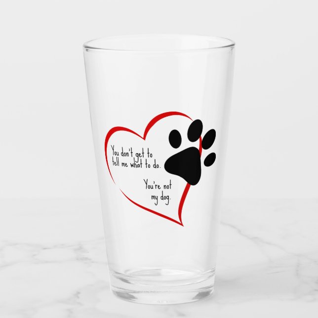 No eres mi perro (Anverso)