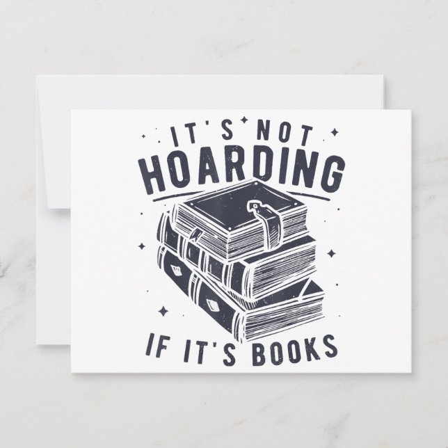 No es acaparamiento si son lectores de libros que  (Anverso)