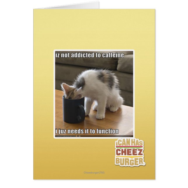 No es adicto a la cafeína (Frente)
