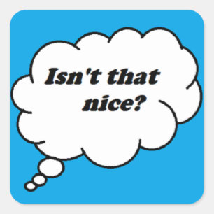 ¿No Es Bonito? pegatina (de corte o sarcasmo)