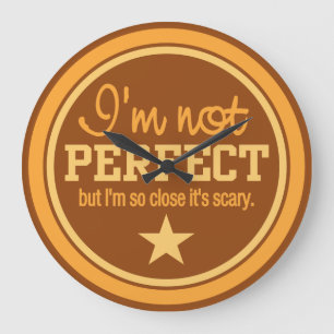 No es el reloj de pared del personalizado perfecto
